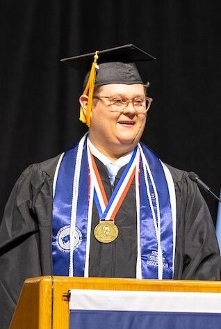 Students from across several majors invite friends and family to watch them walk across the stage and receive their diplomas at the Johnson Fieldhouse.