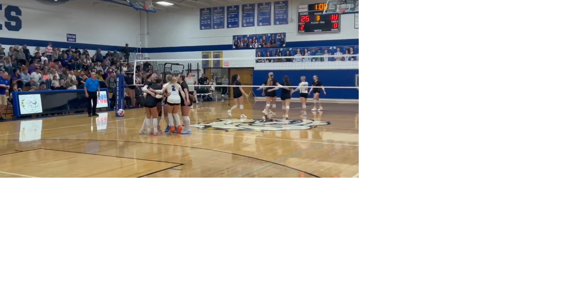Video: McDonell volleyball sweeps Chetek-Weyerhaeuser in Division 4 regional semifinal