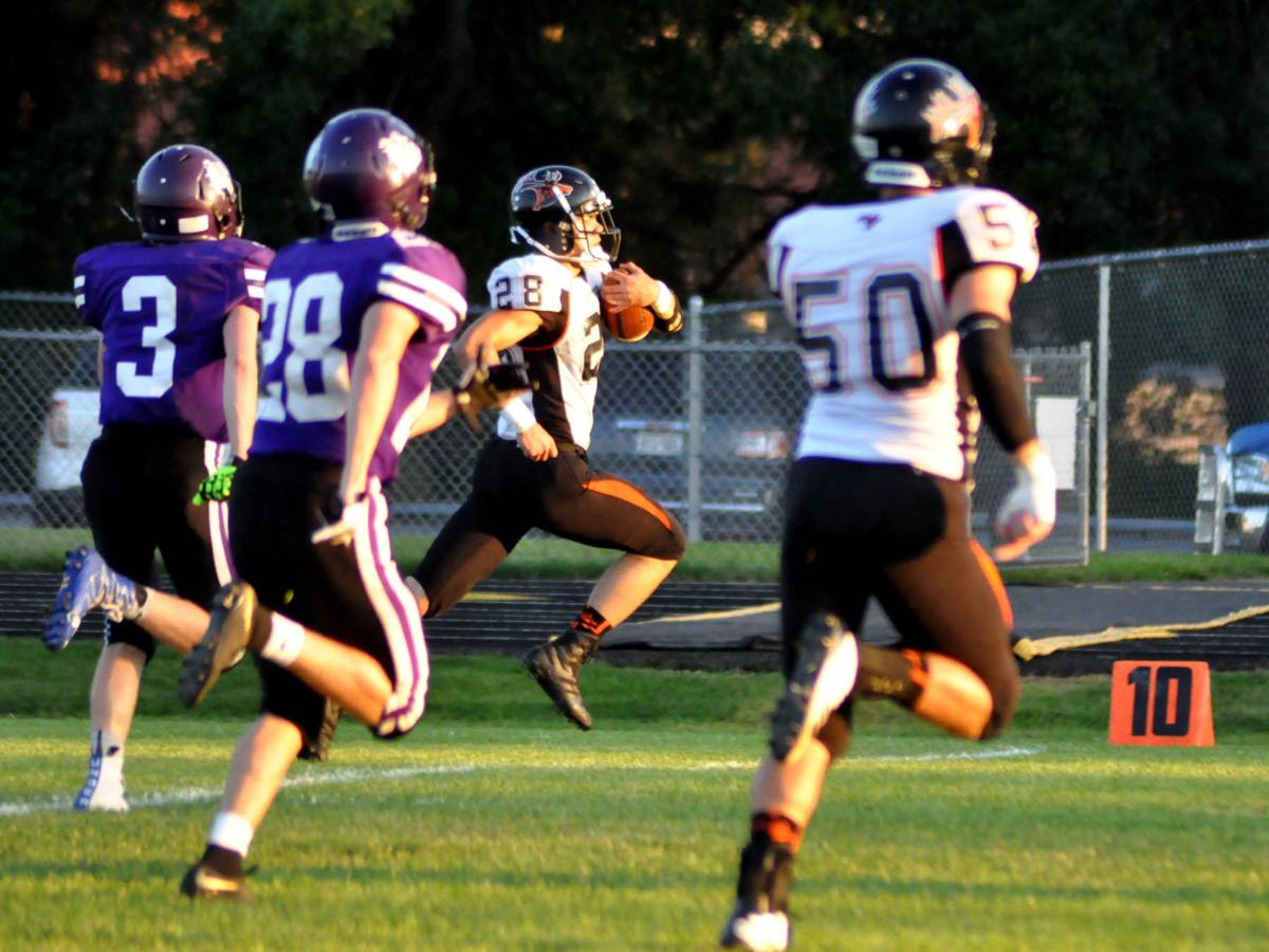 Prep Football Elk Mound's Redwine runs wild against Boyceville High