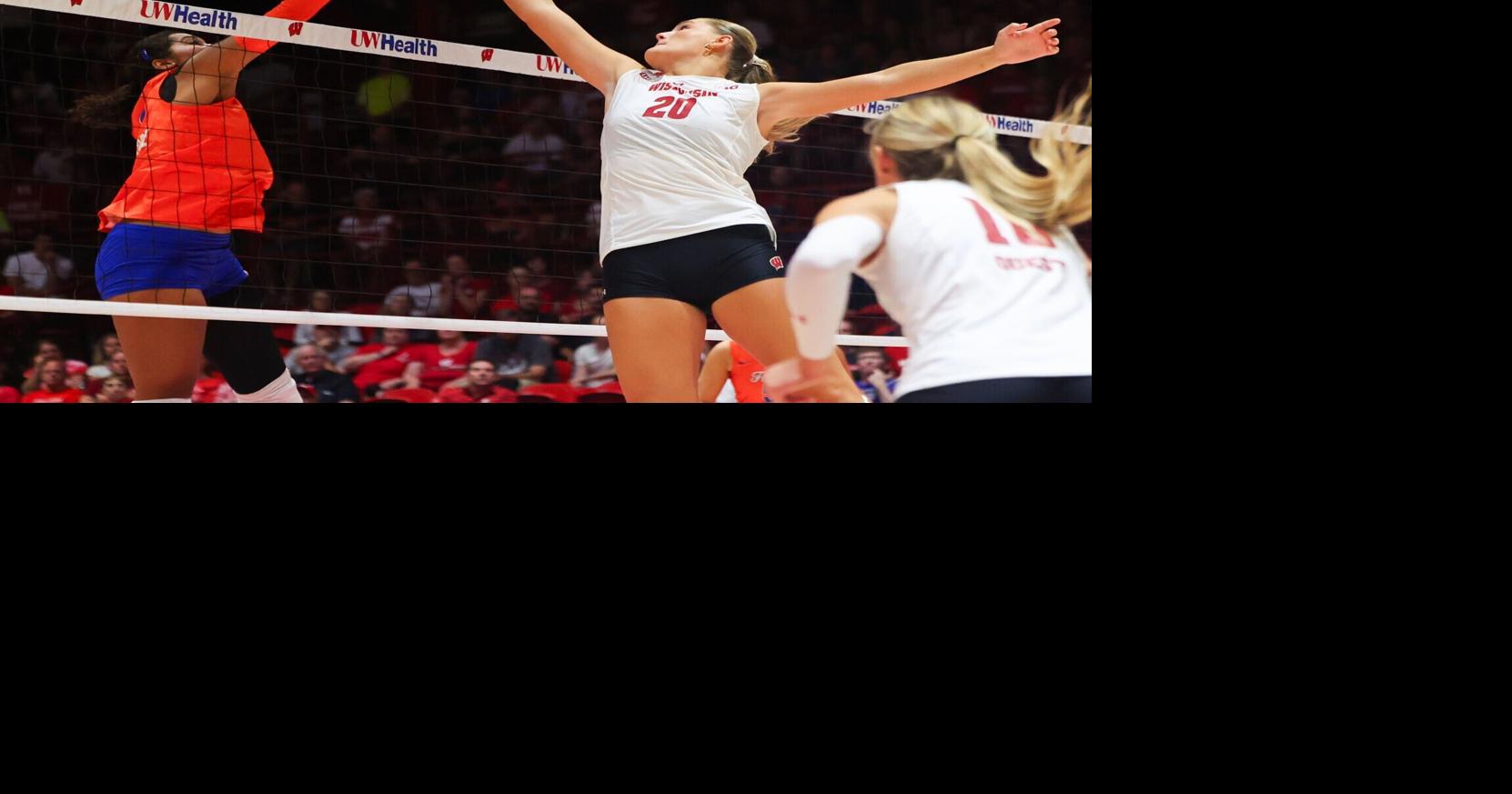 'Fearless freshman mentality' drives Wisconsin volleyball standout middle
