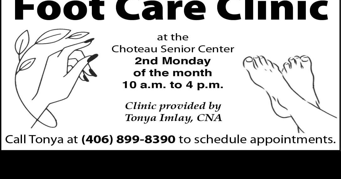 Foot care clinic Calendar