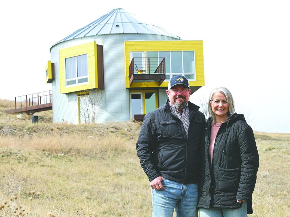 Neumans open Airbnb in stylized grain bin