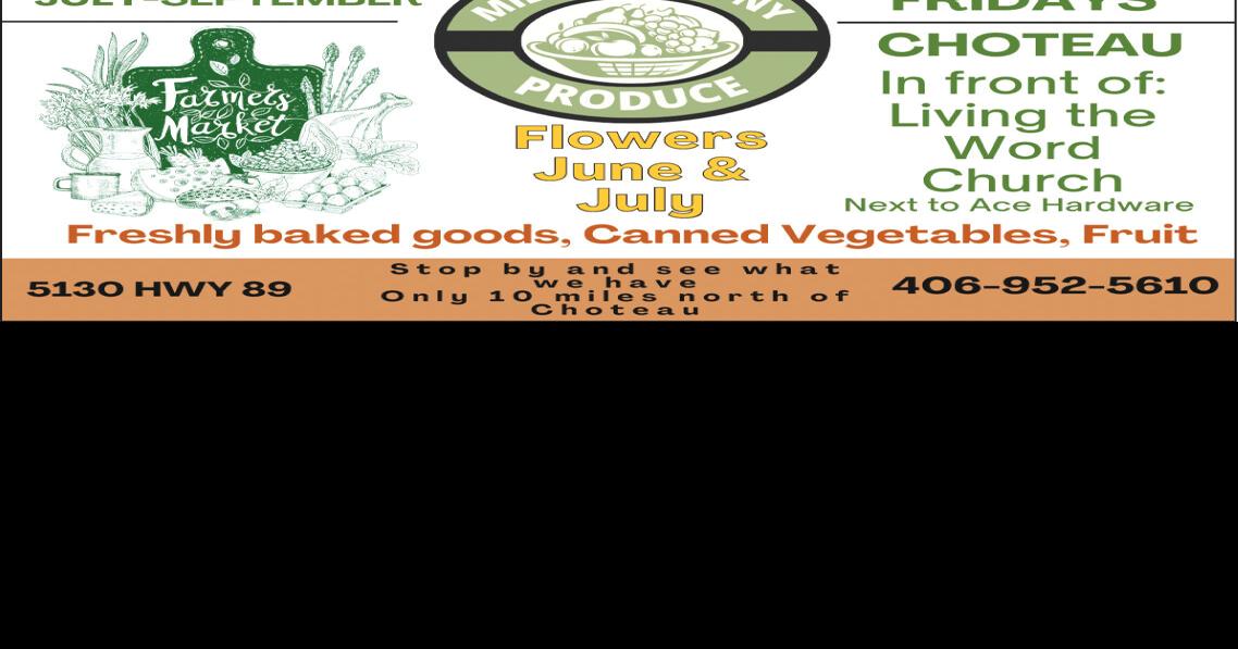 Miller Colony Farmers Market Calendar