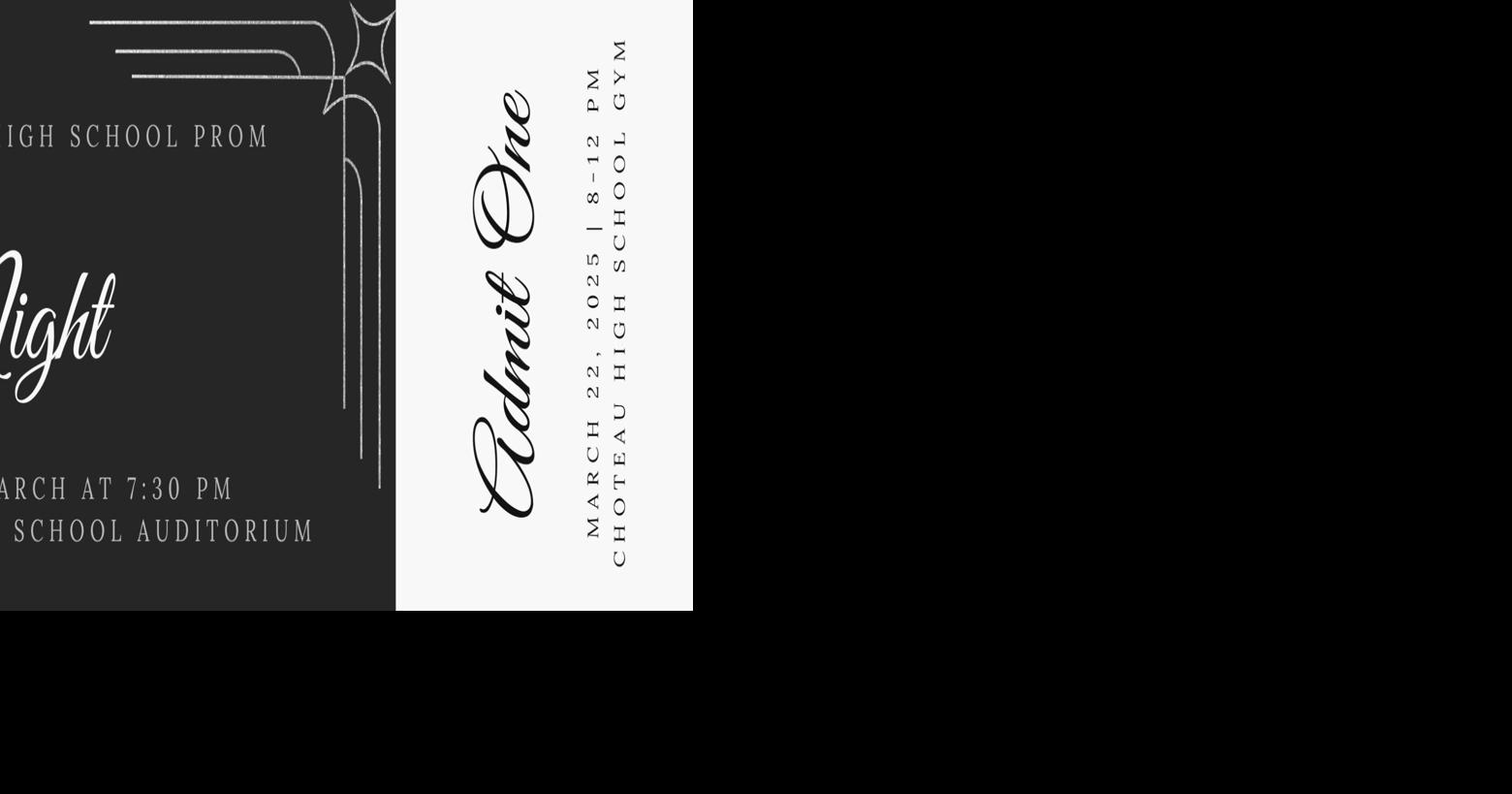Choteau High School prom | Calendar | choteauacantha.com