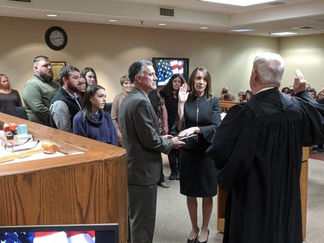Peters sworn in as Municipal Court Judge News circlevilleherald com