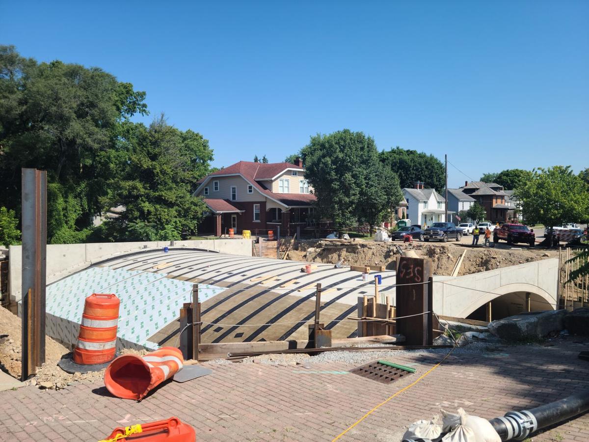 North Court Street Bridge over Hargus Creek progressing on schedule