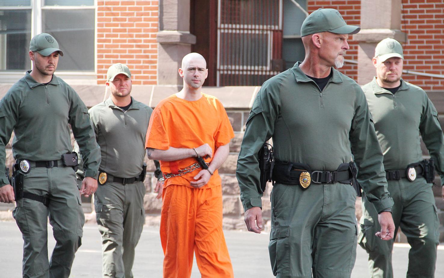 Security high as Pigge sentenced for killing another inmate Spotlight
