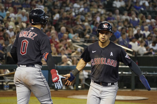 Josh Naylor leads Guardians to 12-3 win over Diamondbacks