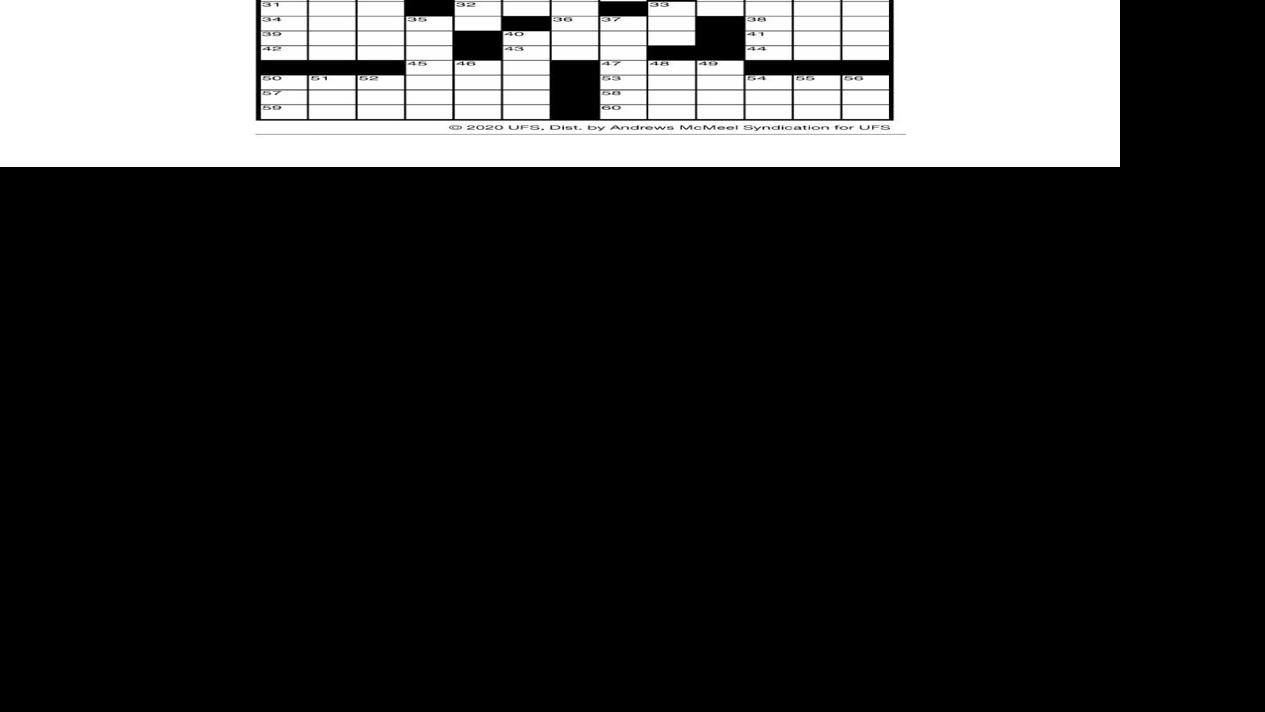 Printable crossword for June 3, 2020 | | circlevilleherald.com