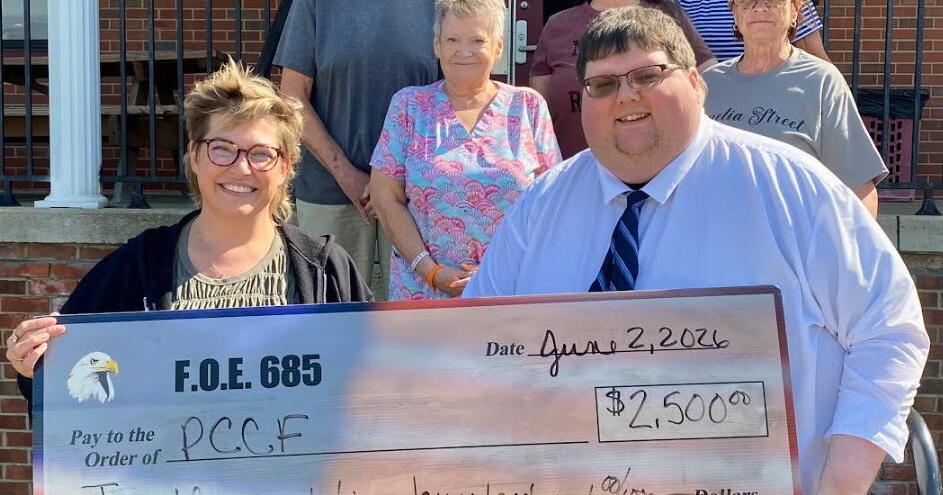 Aerie #685 Donates $2,500 to Pickaway County Community Foundation