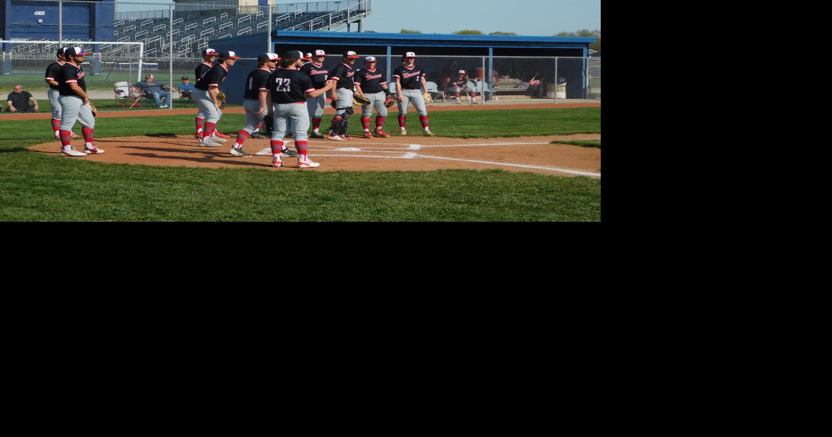 Logan Elm baseball team warmups Sports