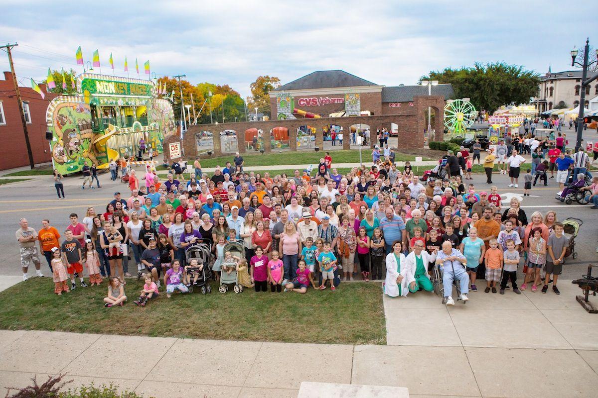 berger babies gather at pumpkin show for reunion community