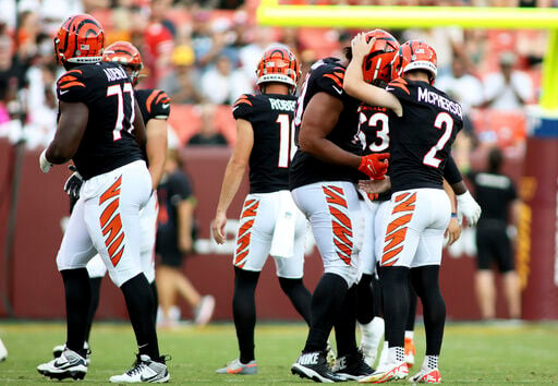 Browning makes a case to back up Burrow with his play in the Bengals'  preseason finale at Washington - Record Herald