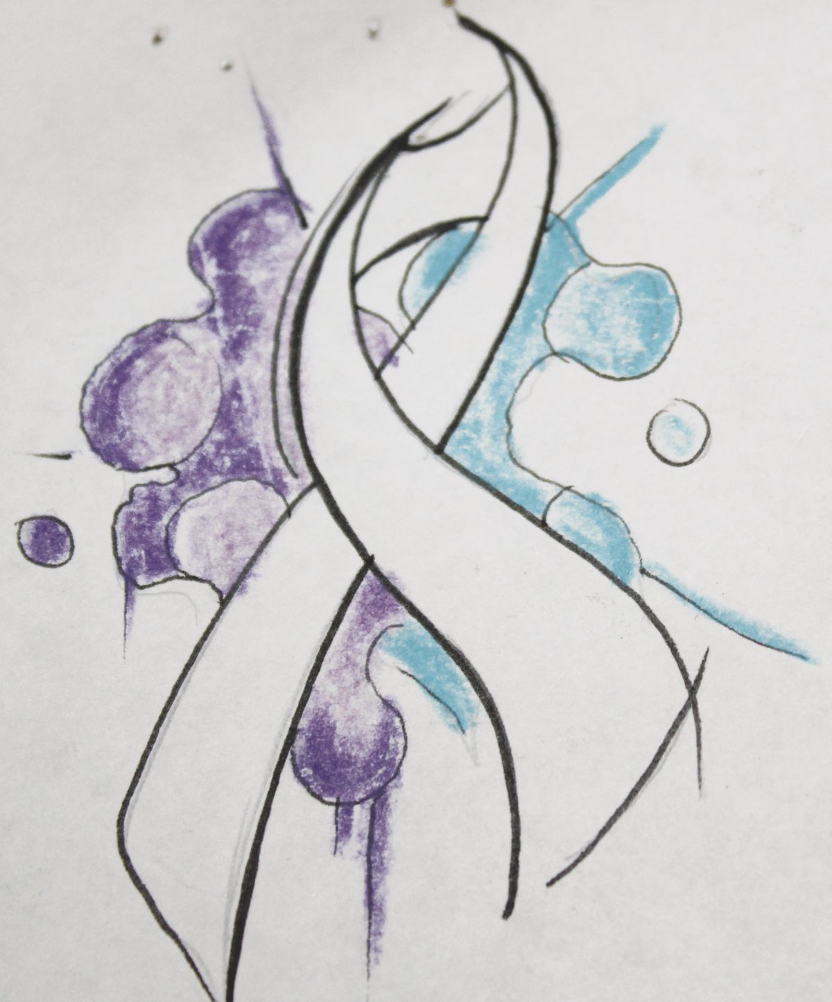 Pink and Blue Ribbon Tattoo Meaning Show Your Support and Care  Saved  Tattoo