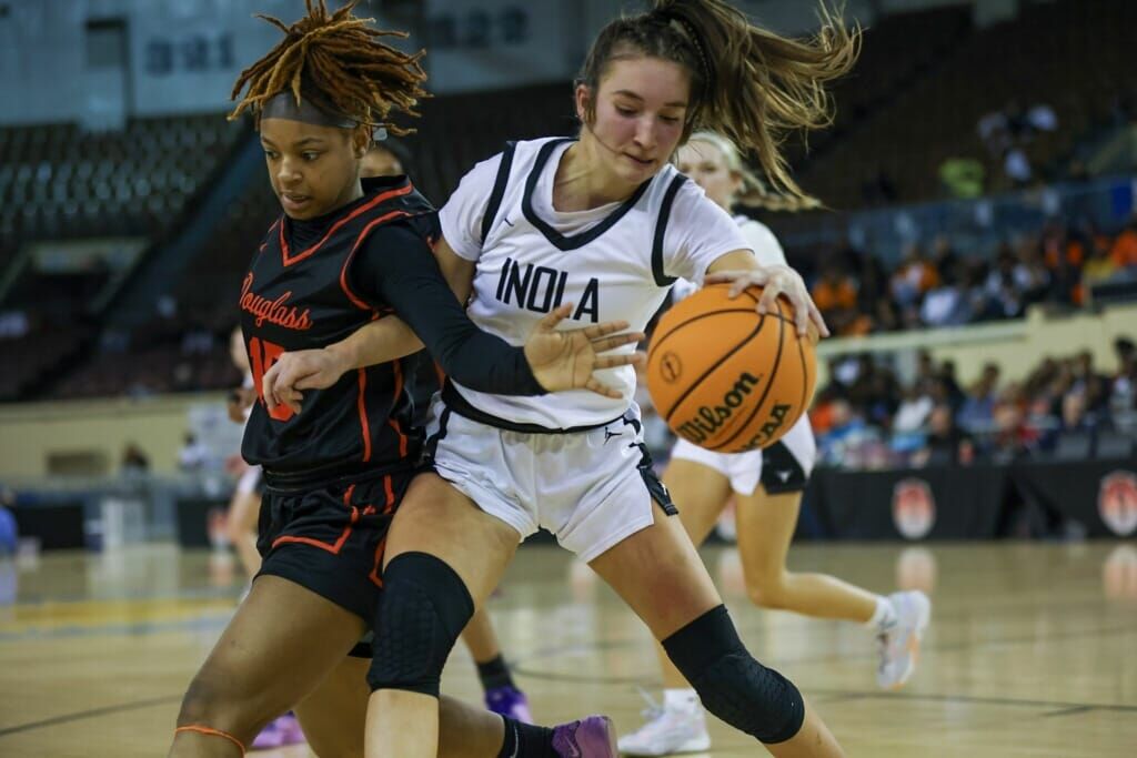Inola Lady Longhorns End Historic Season with Emotional Loss to Douglass Trojettes