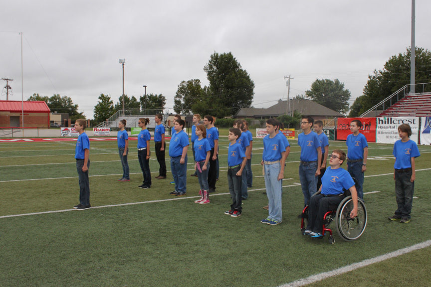 WRJH ROTC students