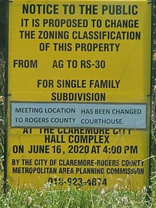Re-zoning request