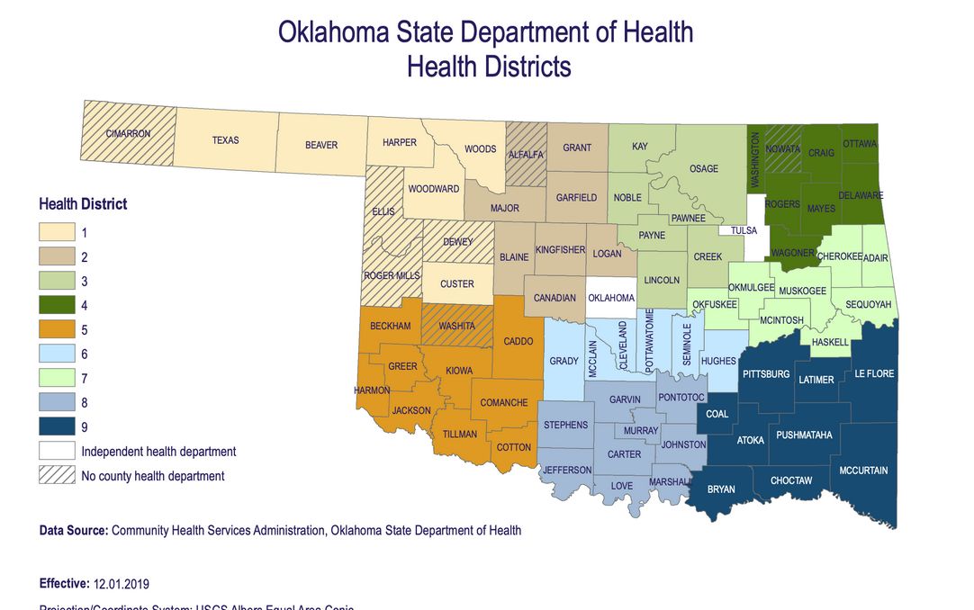 OSDH: Northwest Oklahoma sees more 'green' counties than rest of state, News