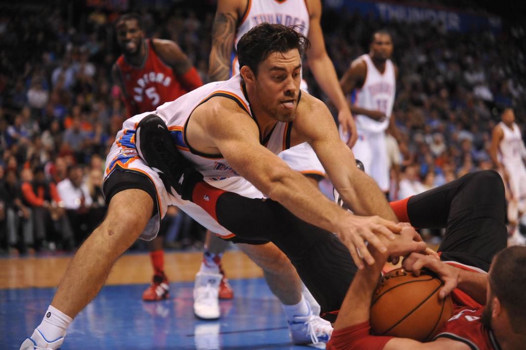 Nick Collison`s jersey the first retired by the OKC Thunder 