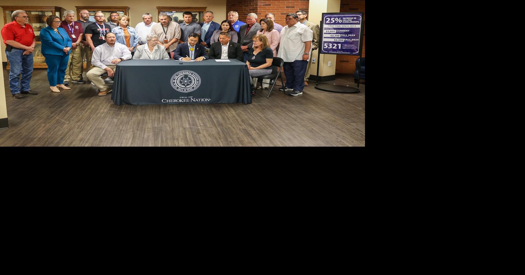 Council of the Cherokee Nation increase college scholarships for