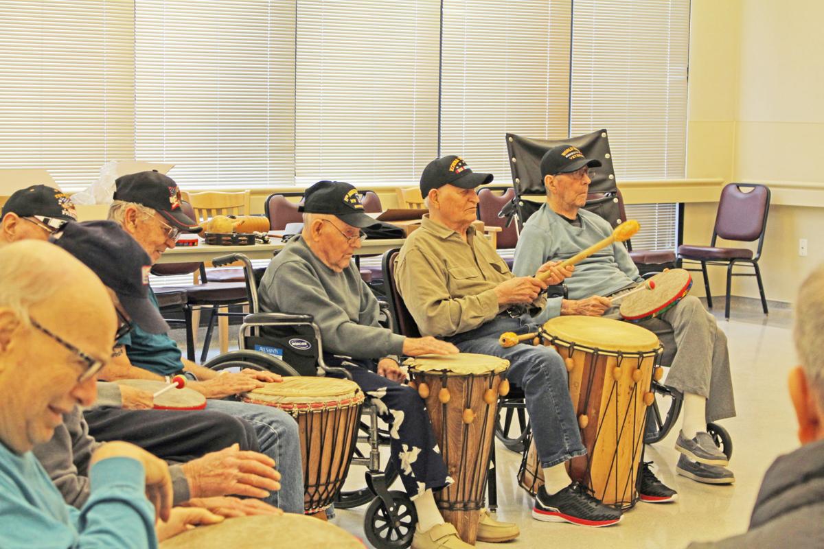 Lost in the beat Veteran drum circle offers rhythm, relaxation News