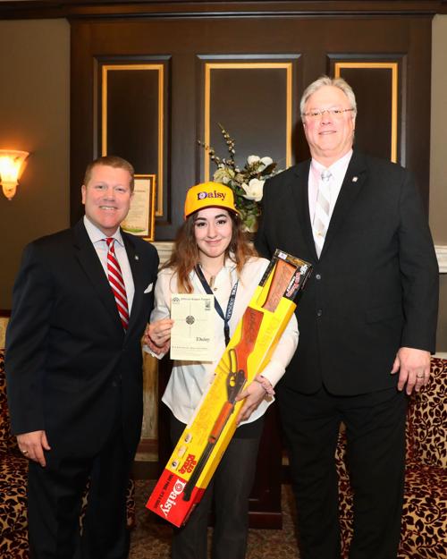 J.M. Davis Museum awards custom Daisy BB rifle during Claremore Day at the Capitol