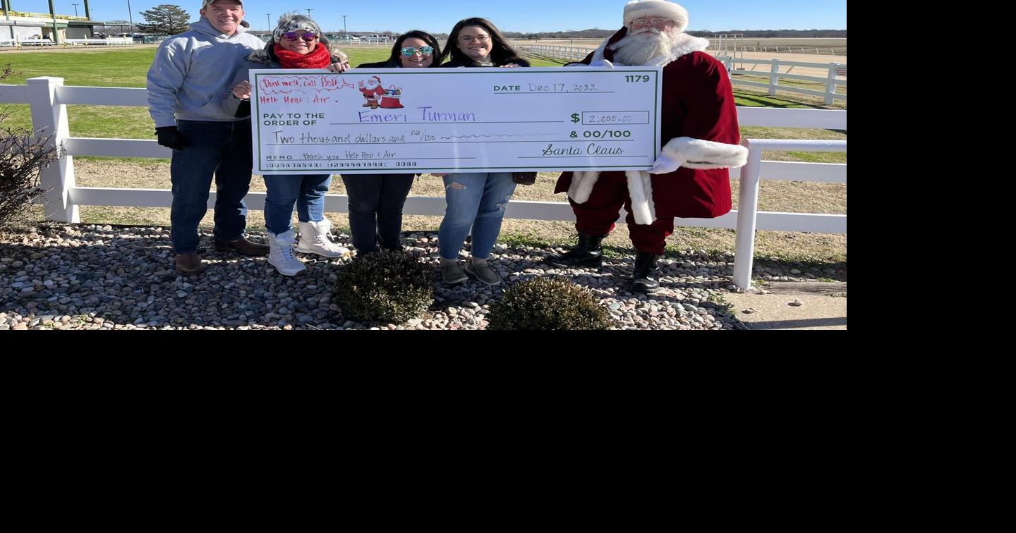 'Better watch out' ... Santa Cash is in town