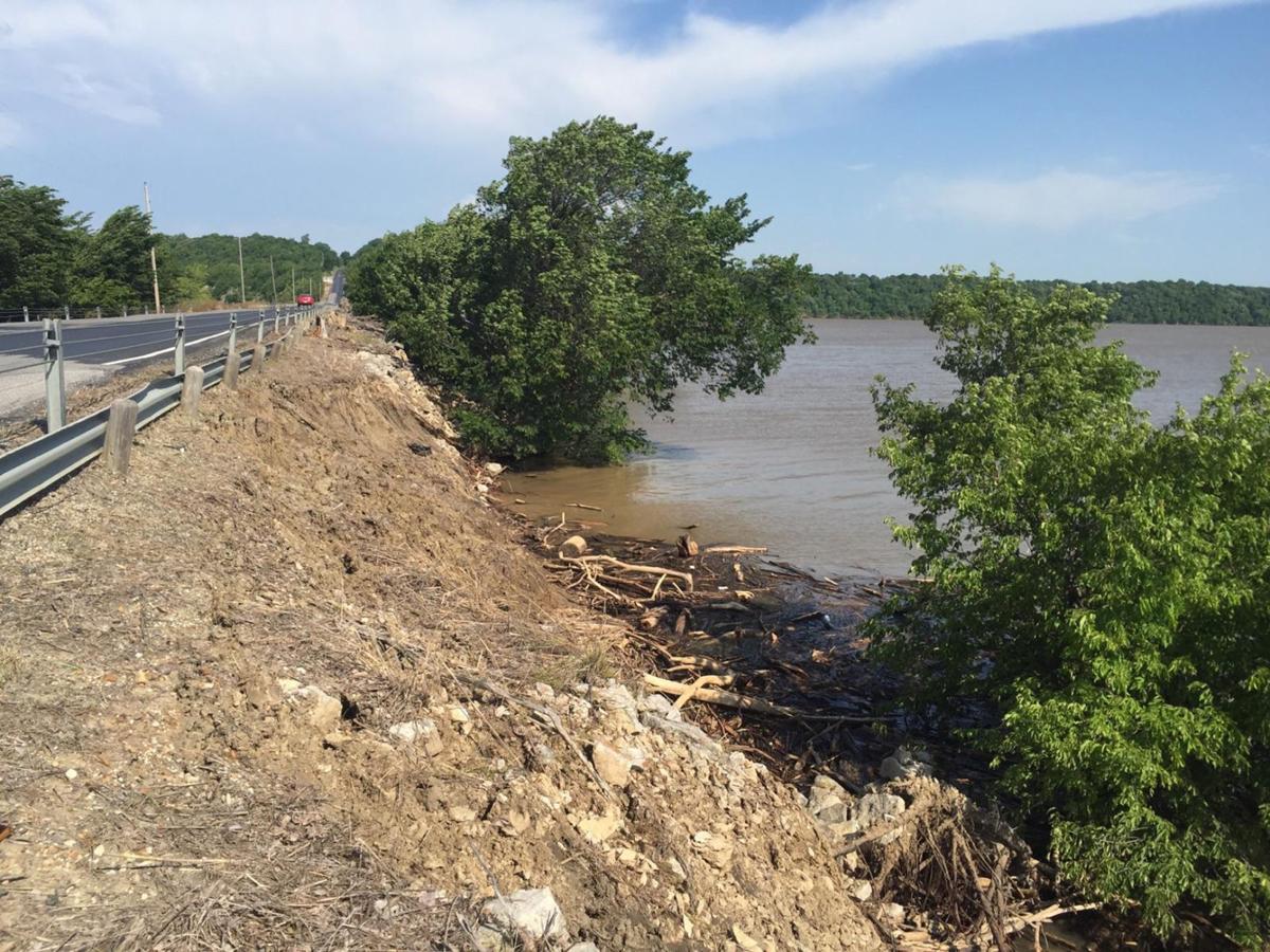 Oologah Lake Crossing Near Winganon Eroding News