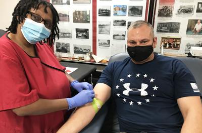 Blood drive hosted at J.M. Davis