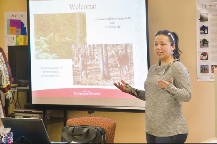 Cultural biologist addresses Cherokee News
