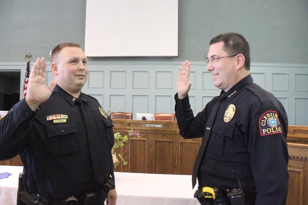 Cleburne Police Department’s Cowell promoted to sergeant Local News