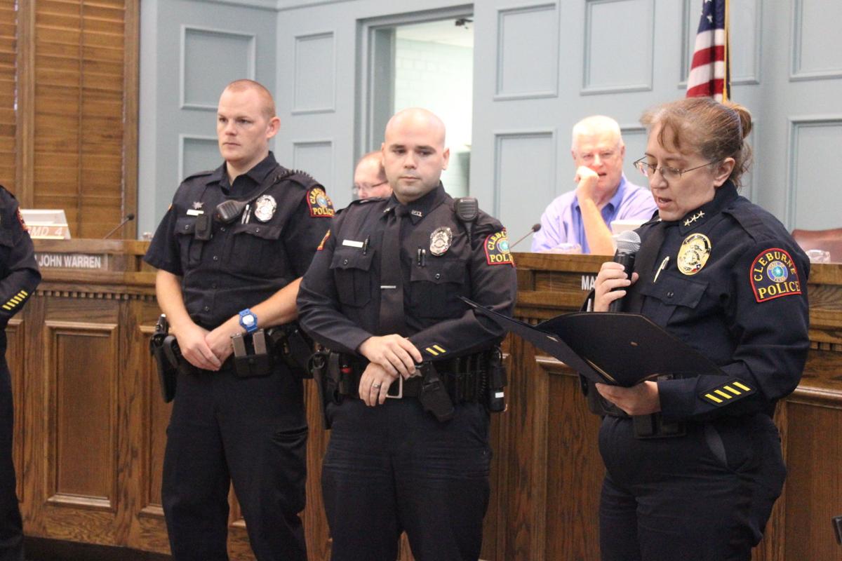 Cleburne City Council recognizes police, firefighters Local News