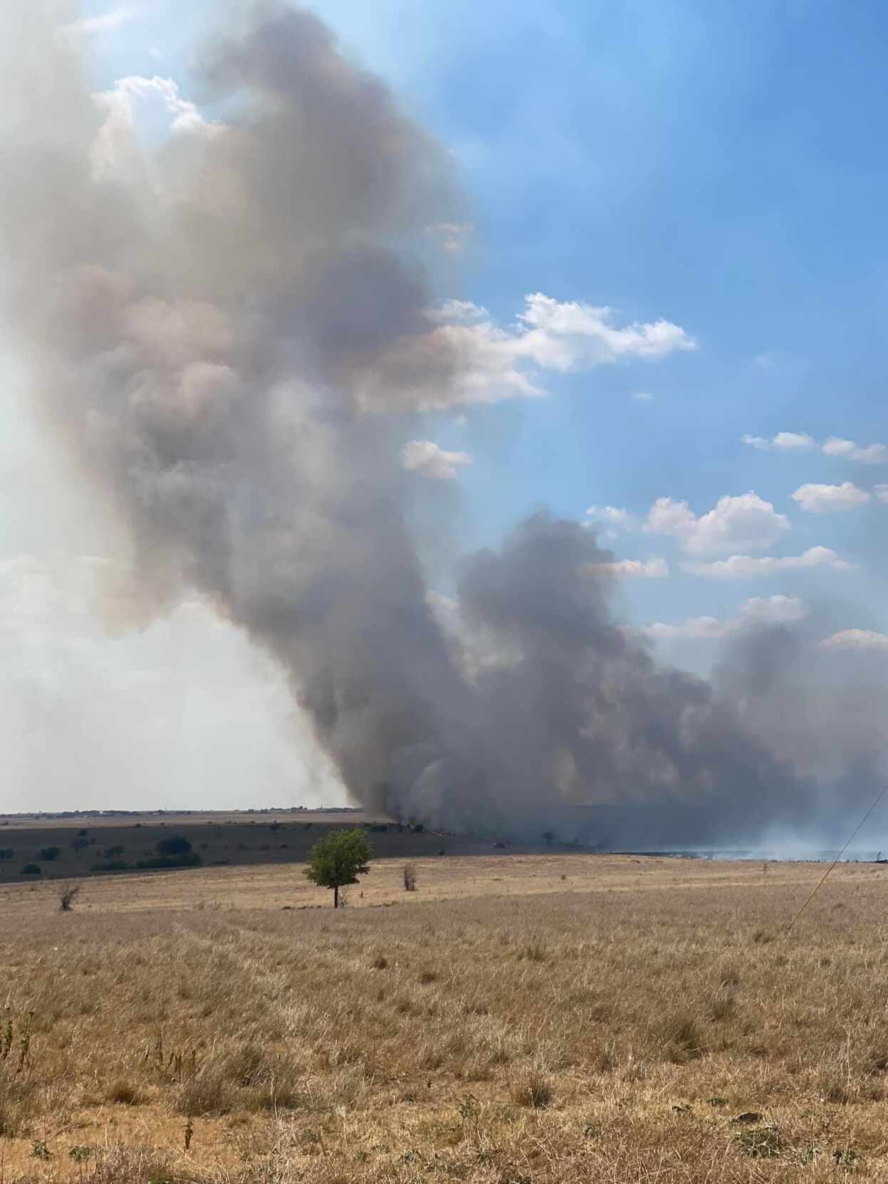 Firefighters still on scene at Godley grass fire Local News