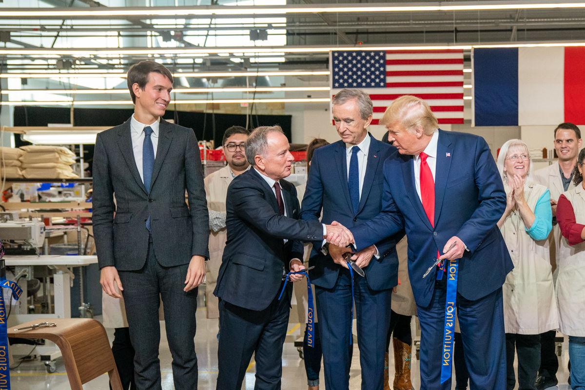 Trump Visits new Louis Vuitton Factory in Texas - 45 By Mona Salama