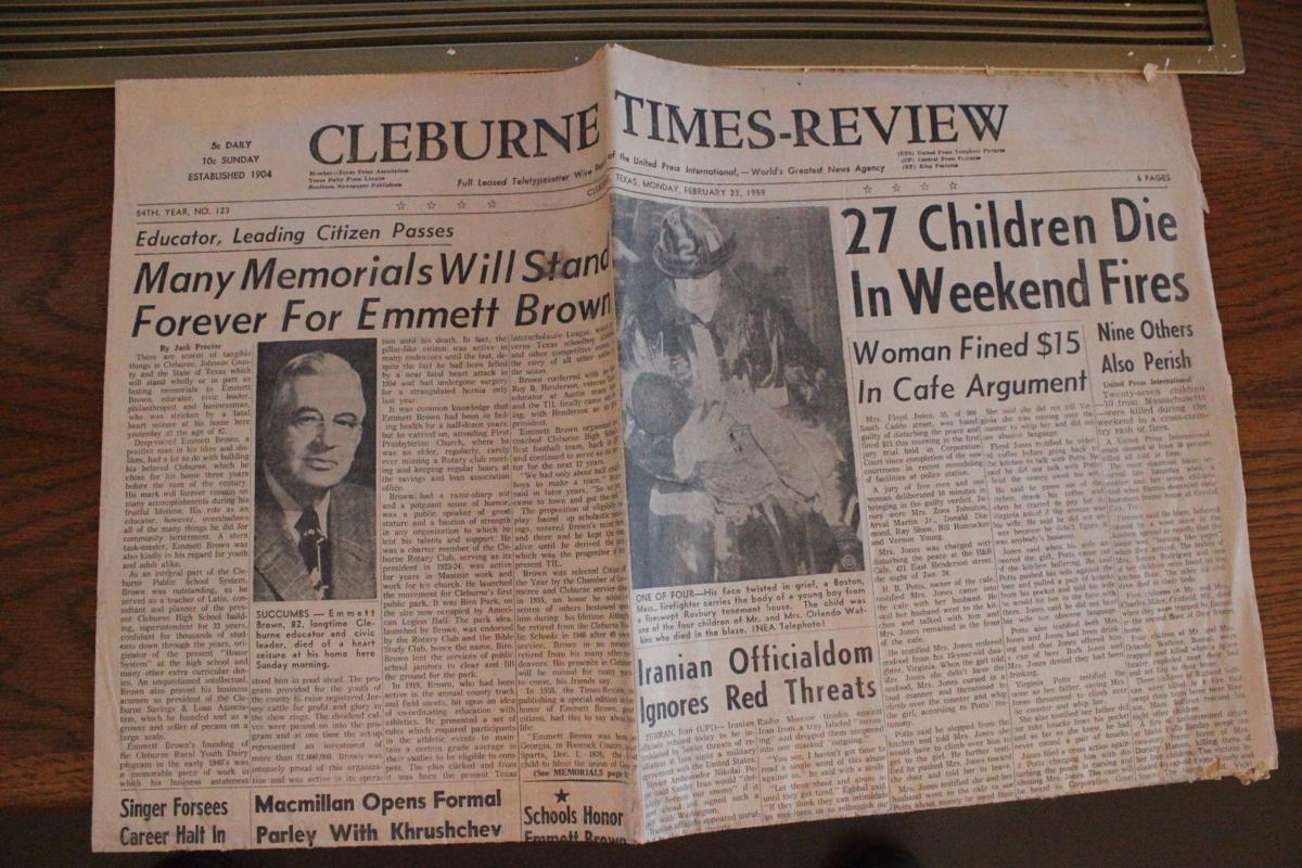 Former Cisd Super S Papers Donated To Museum Local News Cleburnetimesreview Com [ 800 x 1200 Pixel ]