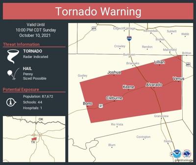 Tornado warning cleared in Johnson County | Local News ...