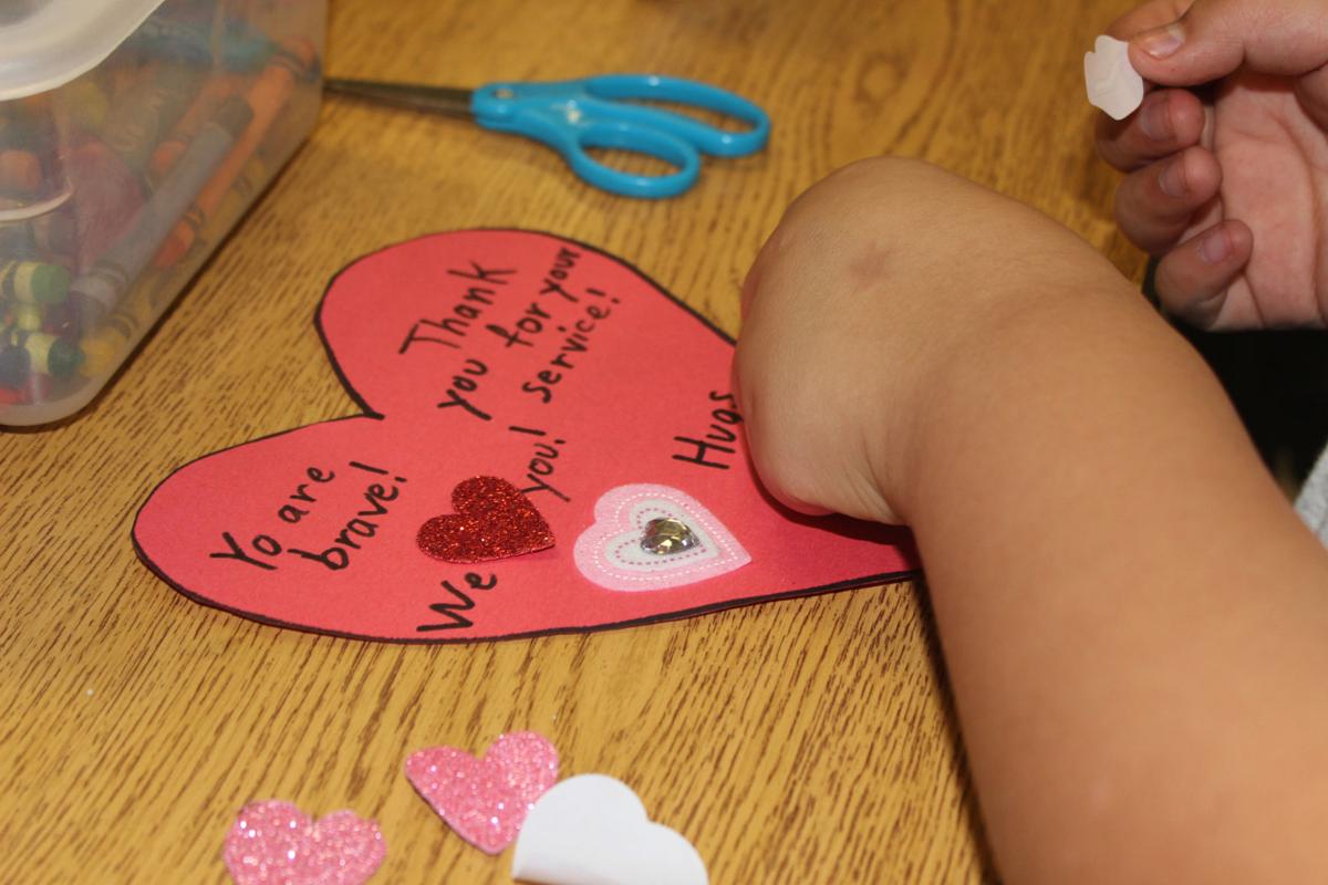 CISD students make Valentine’s Day cards for vets Local News