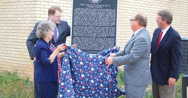 Texas home front World War II marker dedicated | Archives ...