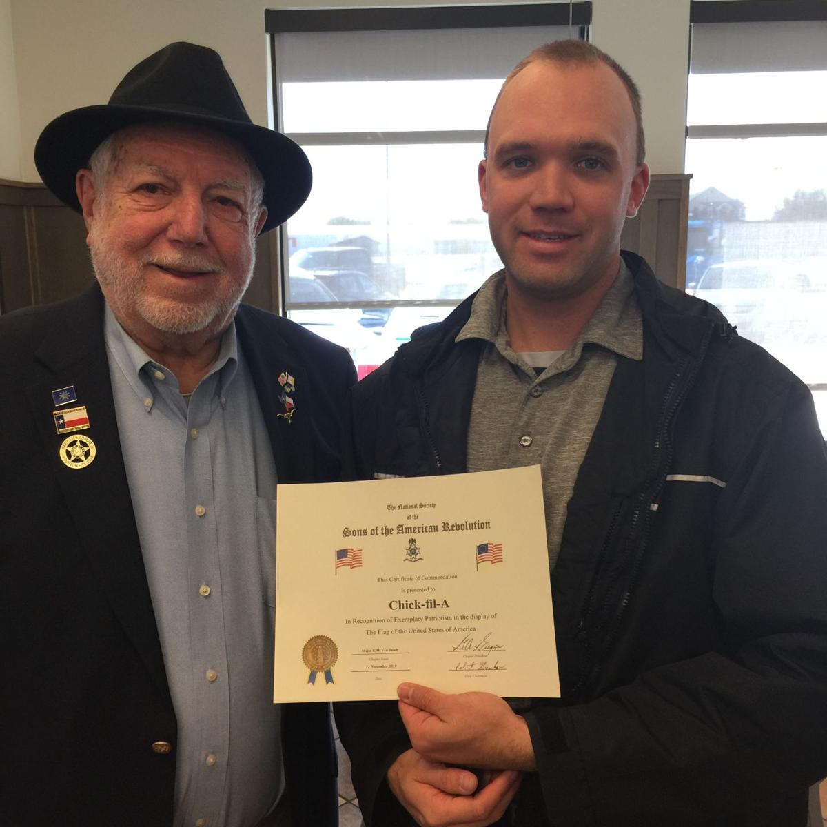 SAR awards certificates to Burleson businesses Local