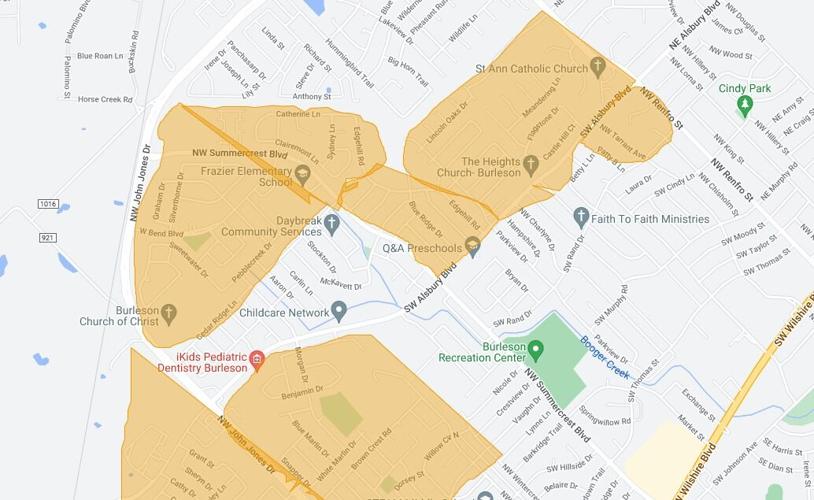 Boil water notice issued for portions of west, southwest Burleson