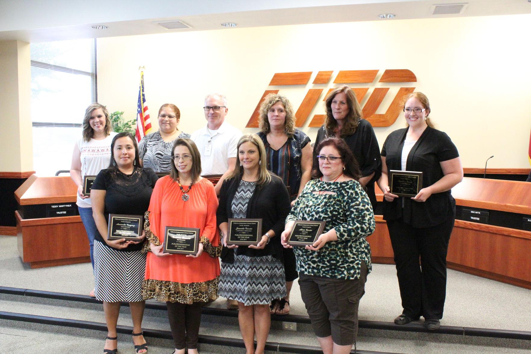 Cleburne ISD recognizes employees students Local News