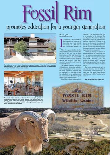 Fossil Rim promotes education for a younger generation | Local News |  