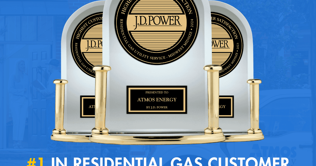 Atmos Energy ranks No. 1 in customer satisfaction