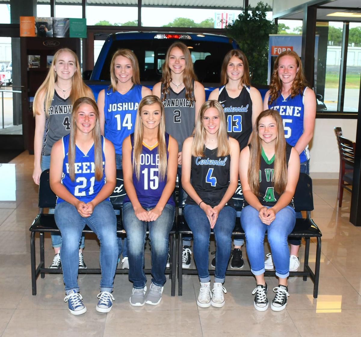 Playoff Teams Dominate All Johnson County Girls Basketball Team