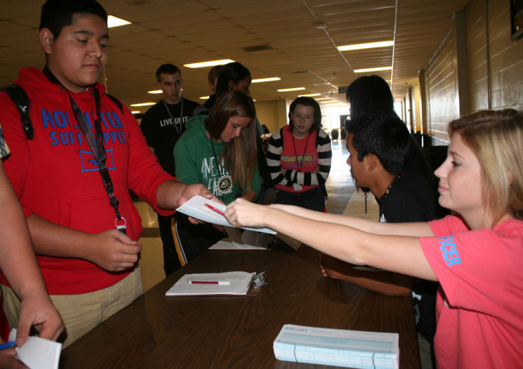 CHS students participate in election of their own Local News