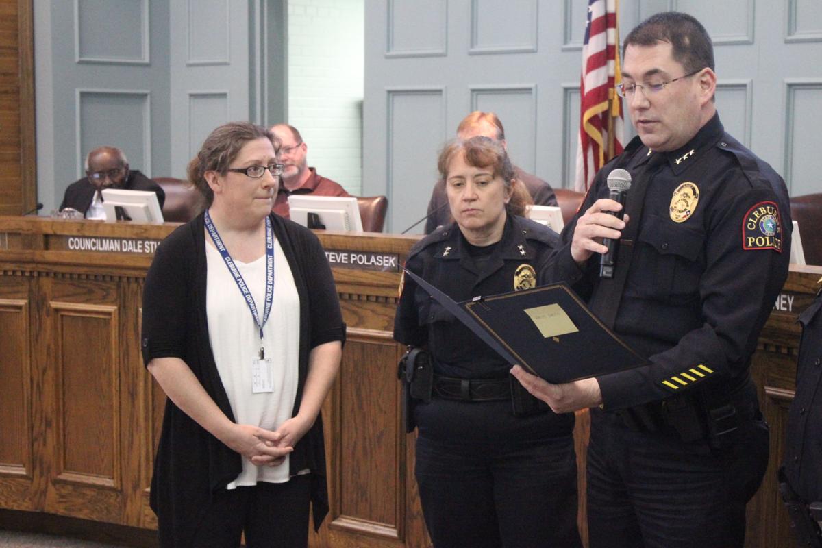 Cleburne police awards presented Local News