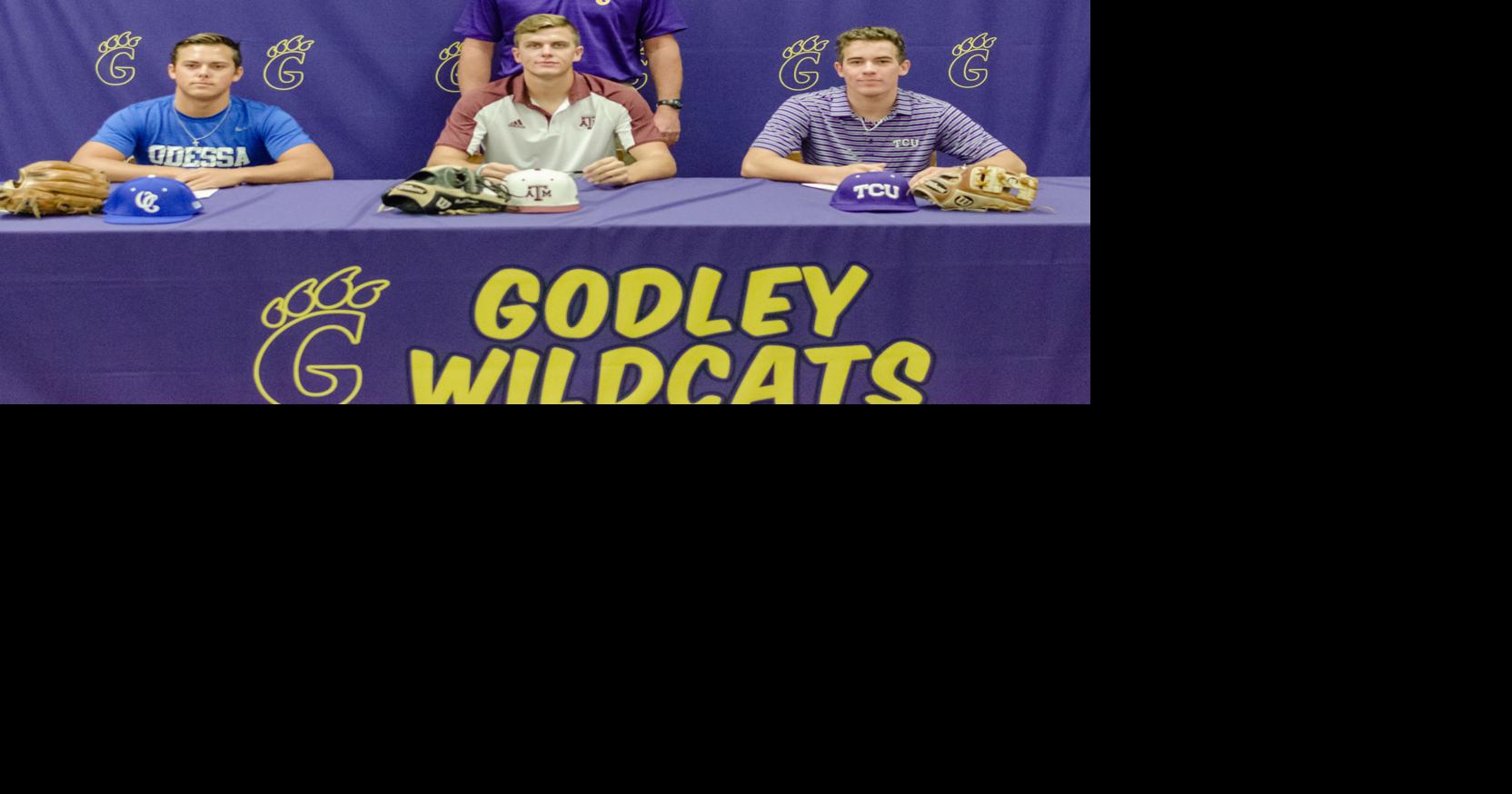 Godley baseball trio signs with A&M, TCU, Odessa Sports