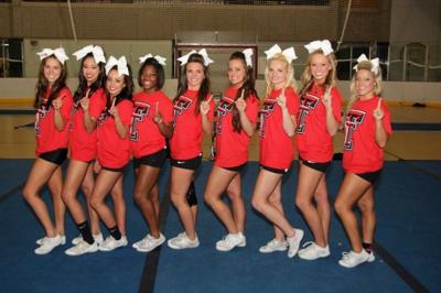 Lady Jacket Makes Cheer Squad At Texas Tech Sports