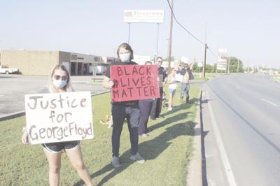 Stronger Together Cleburne Protestors Determined Peaceful Local News Cleburnetimesreview Com