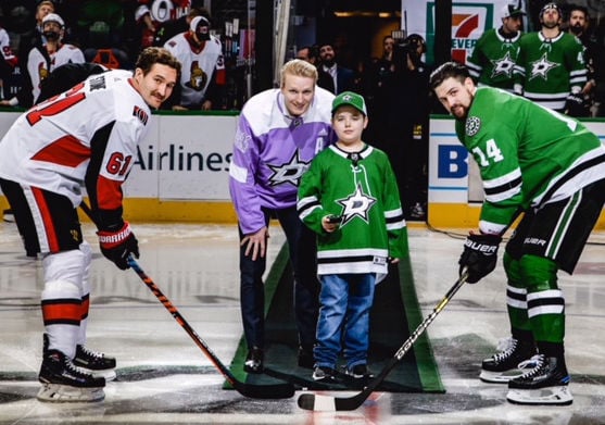 dallas stars cancer jersey